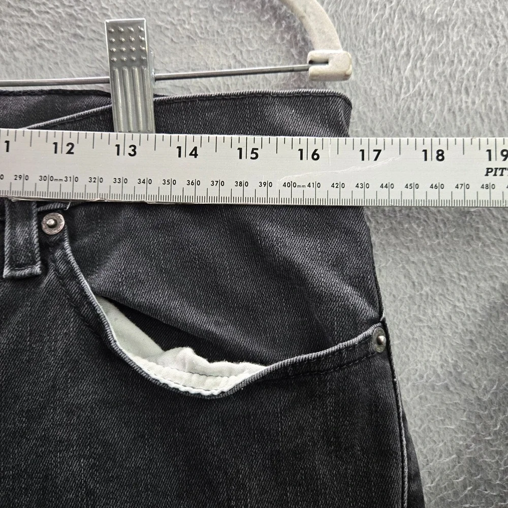 Levi's 511 Men Jeans 34x34‎ Gray Denim Slim Straight Pockets Mid Rise Cotton